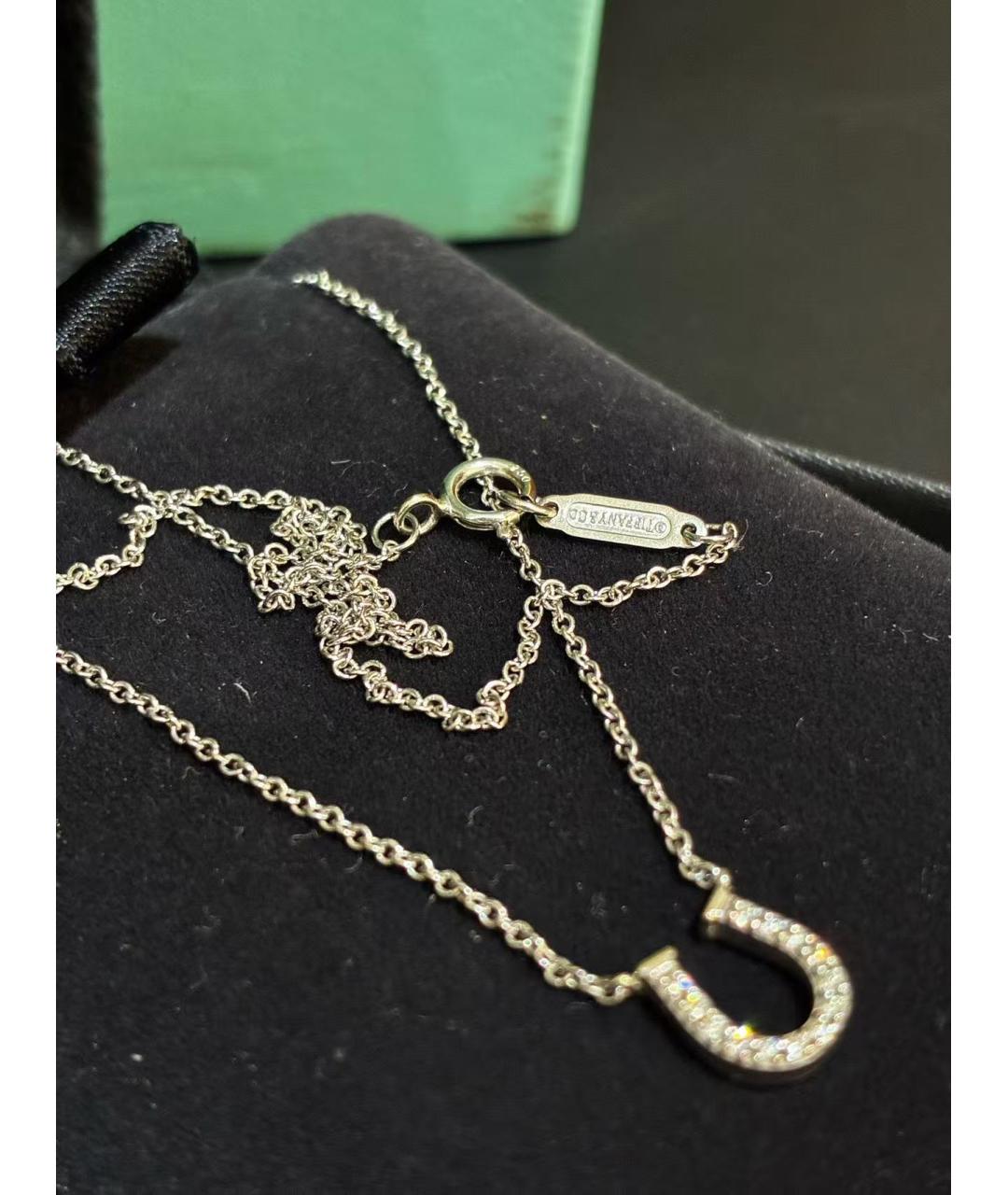 TIFFANY&CO Серебряная подвеска из белого золота, фото 3