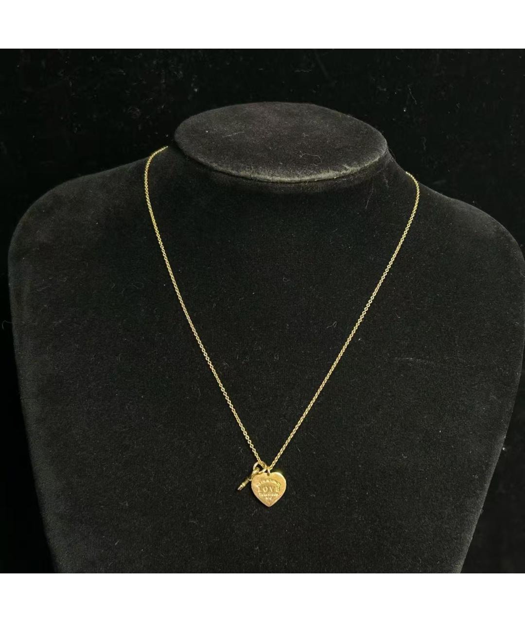 TIFFANY&CO Золотая подвеска из желтого золота, фото 3