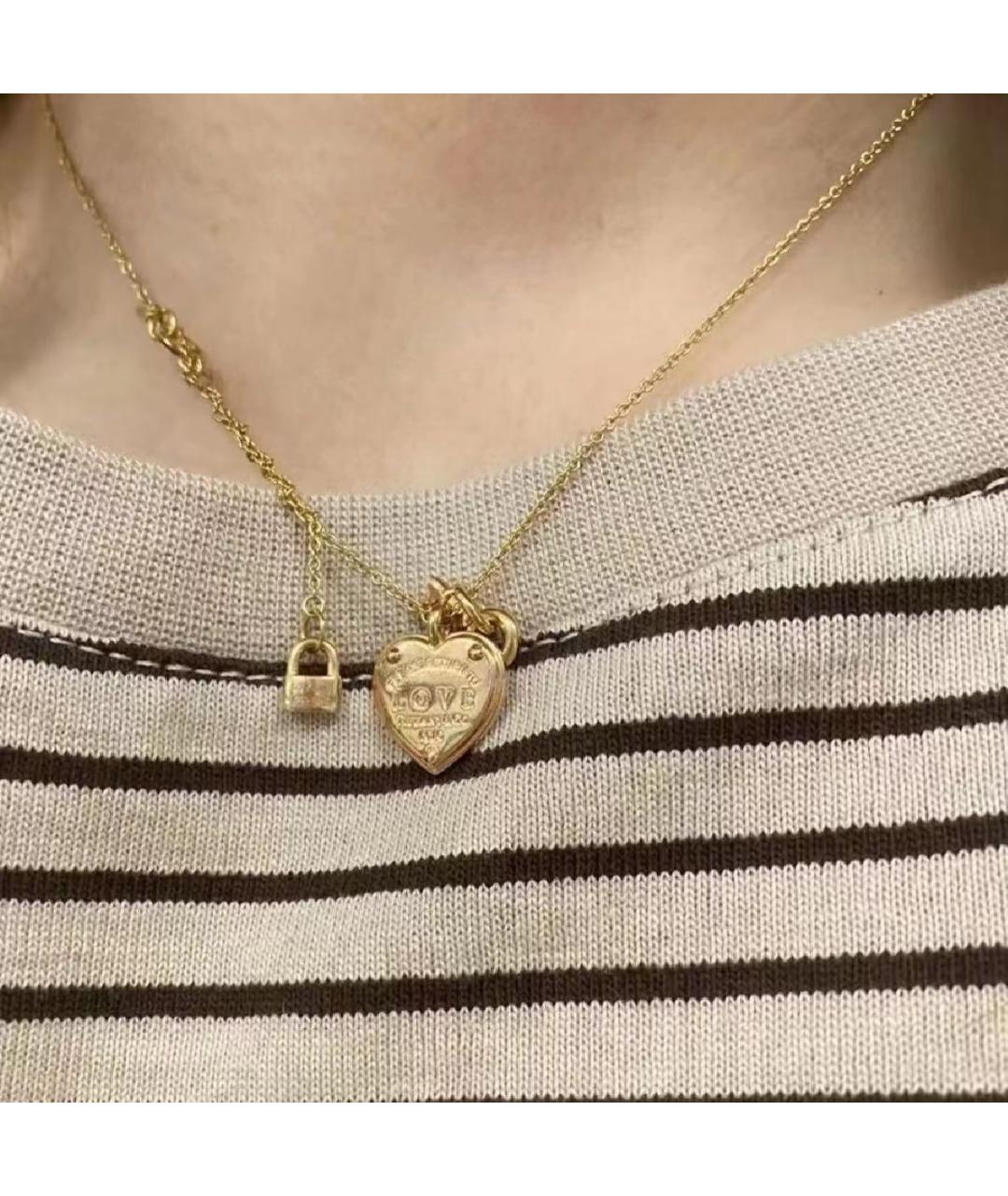 TIFFANY&CO Золотая подвеска из желтого золота, фото 4