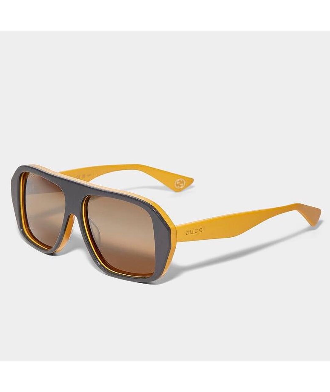 GUCCI Мульти пластиковые солнцезащитные очки, фото 3