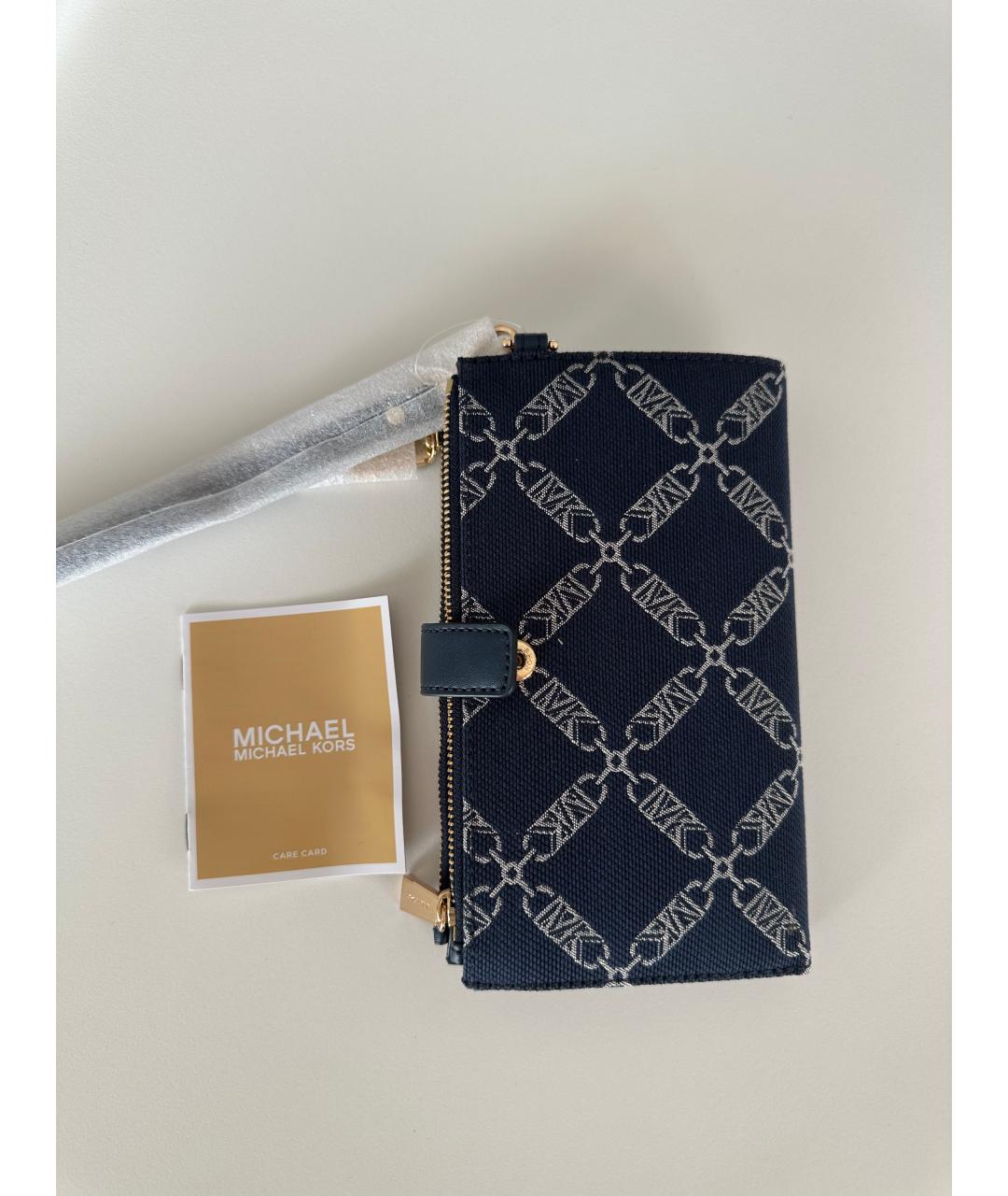 MICHAEL KORS Темно-синий кошелек, фото 7