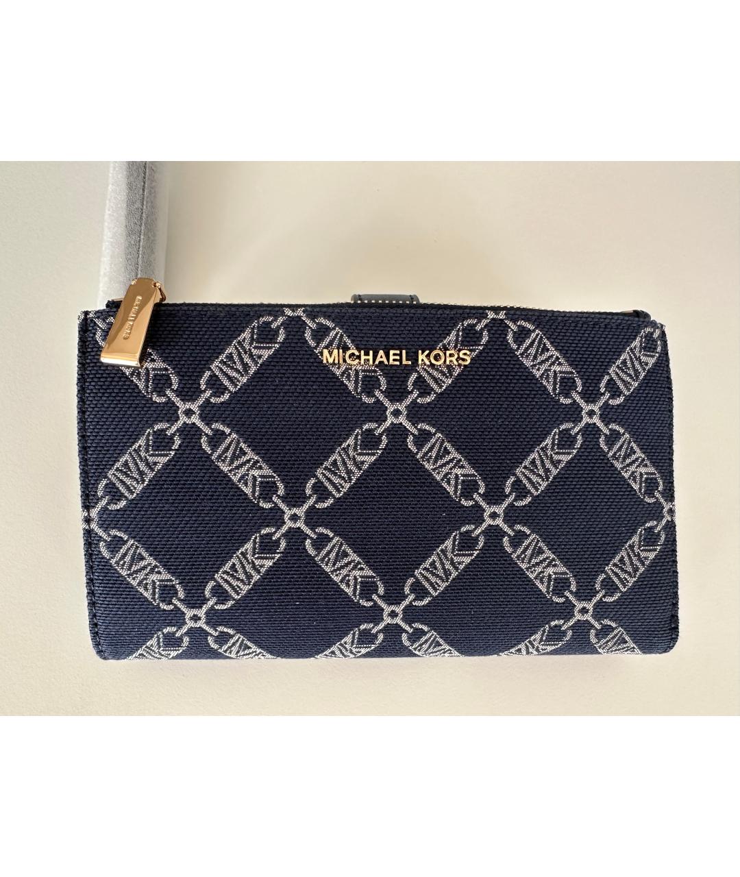MICHAEL KORS Темно-синий кошелек, фото 8