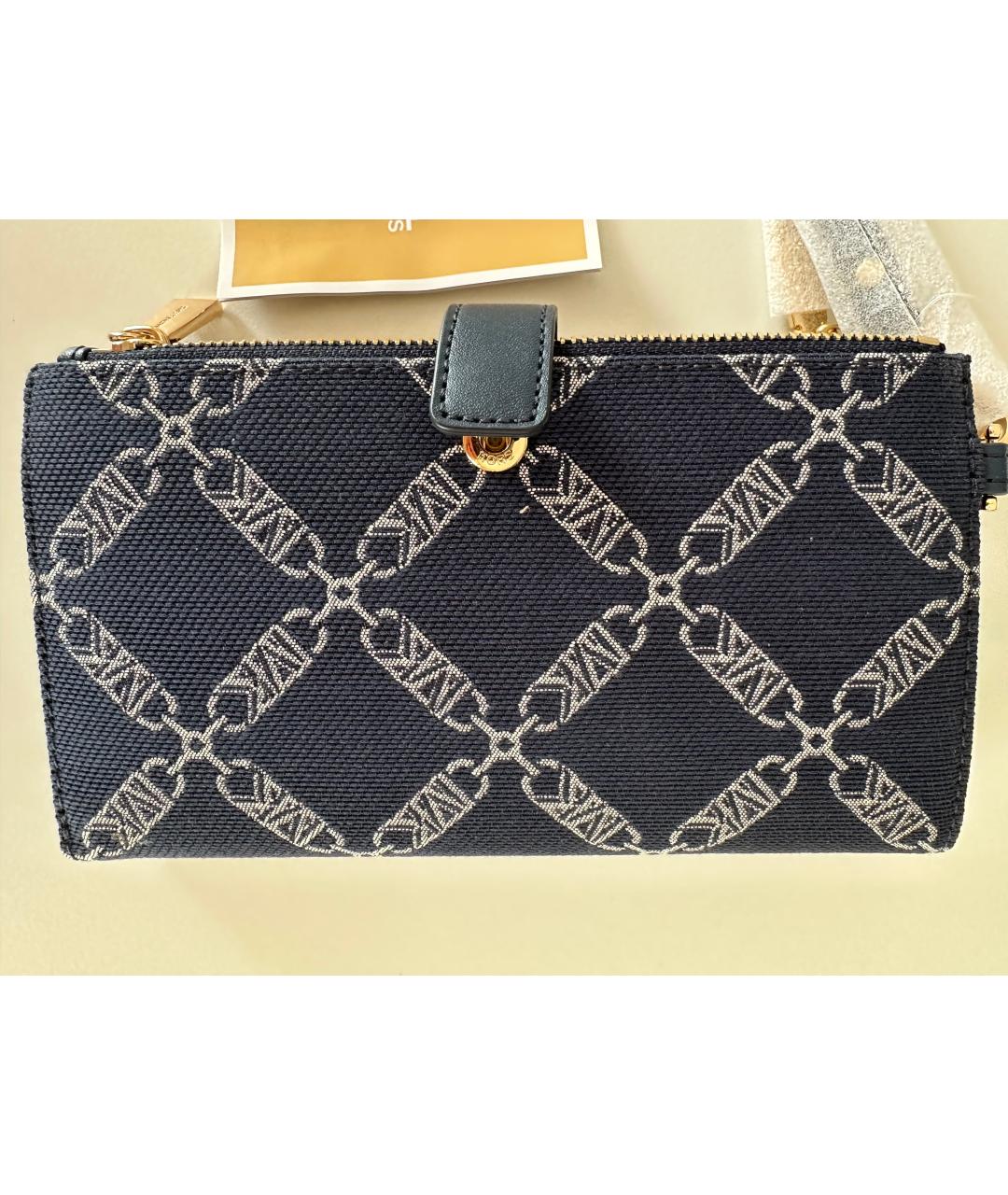 MICHAEL KORS Темно-синий кошелек, фото 3