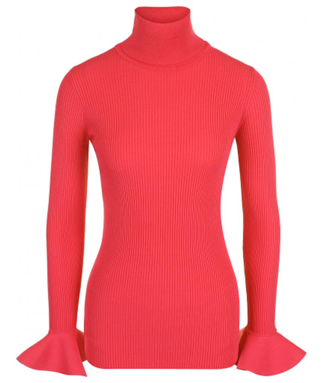 VALENTINO Красная вискозная водолазка, фото 1