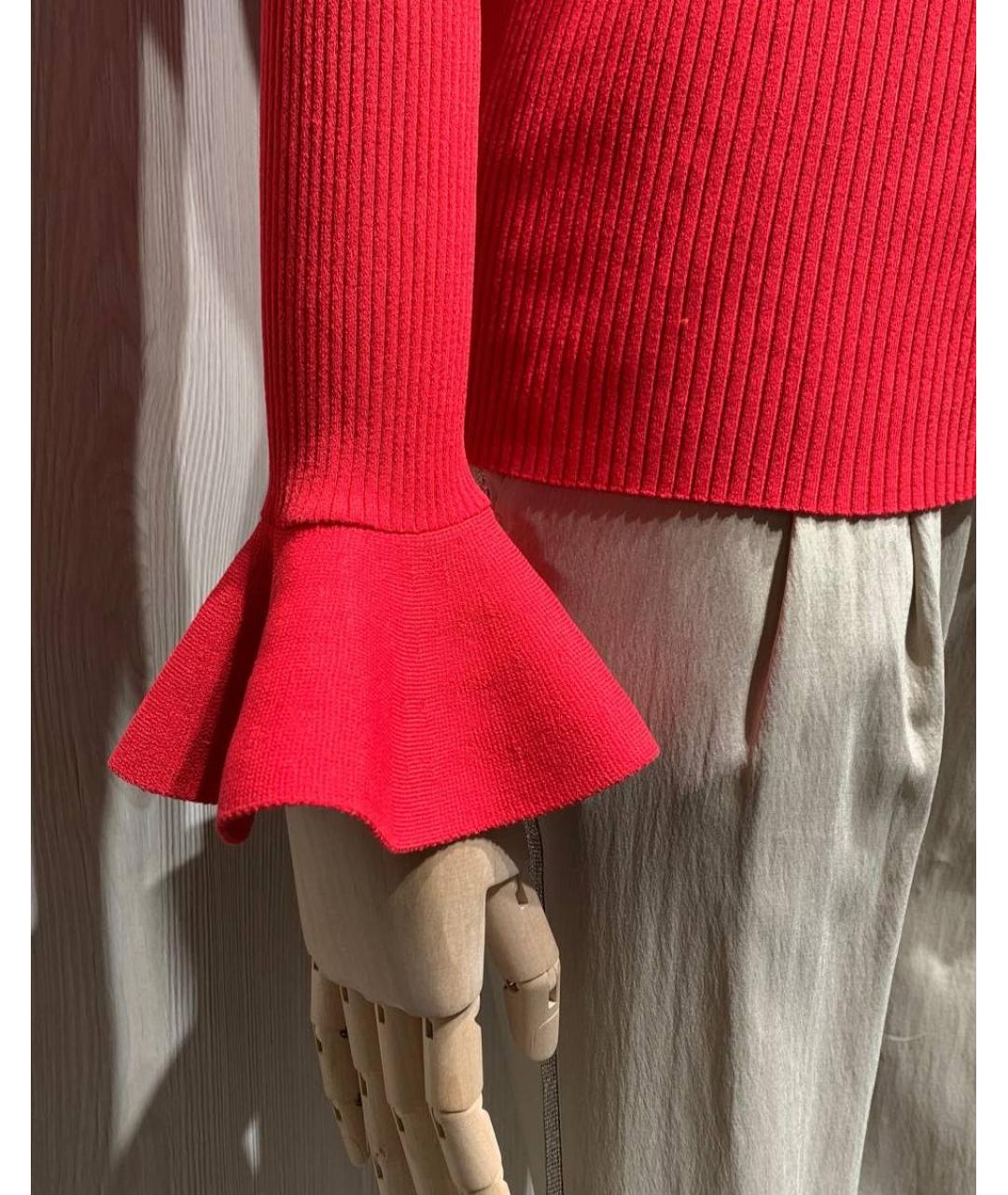 VALENTINO Красная вискозная водолазка, фото 4