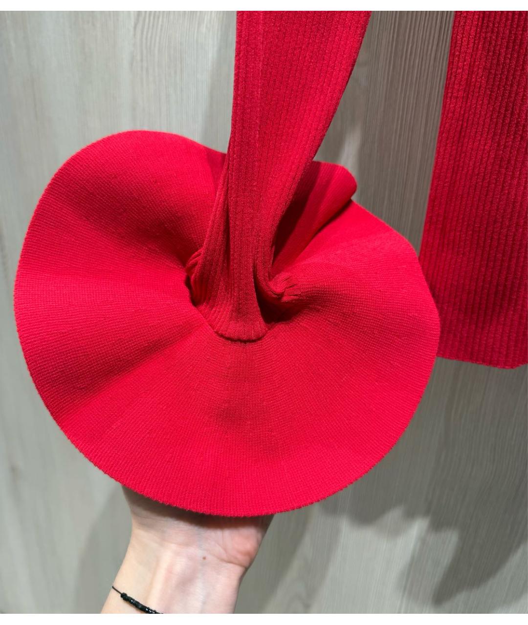 VALENTINO Красная вискозная водолазка, фото 5