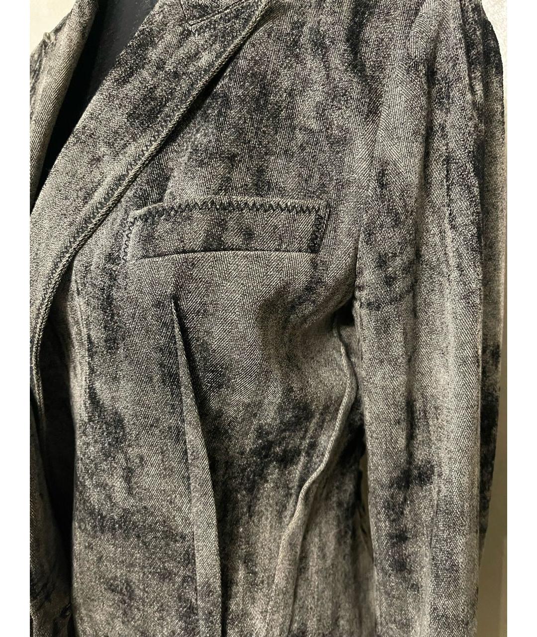 JOHN GALLIANO Антрацитовый жакет/пиджак, фото 4