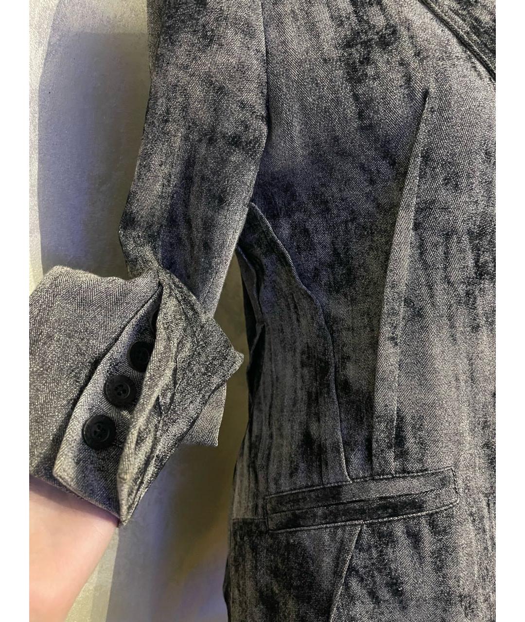 JOHN GALLIANO Антрацитовый жакет/пиджак, фото 5