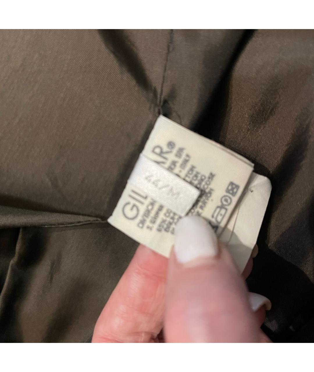 ICEBERG Коричневый велюровый жакет/пиджак, фото 7