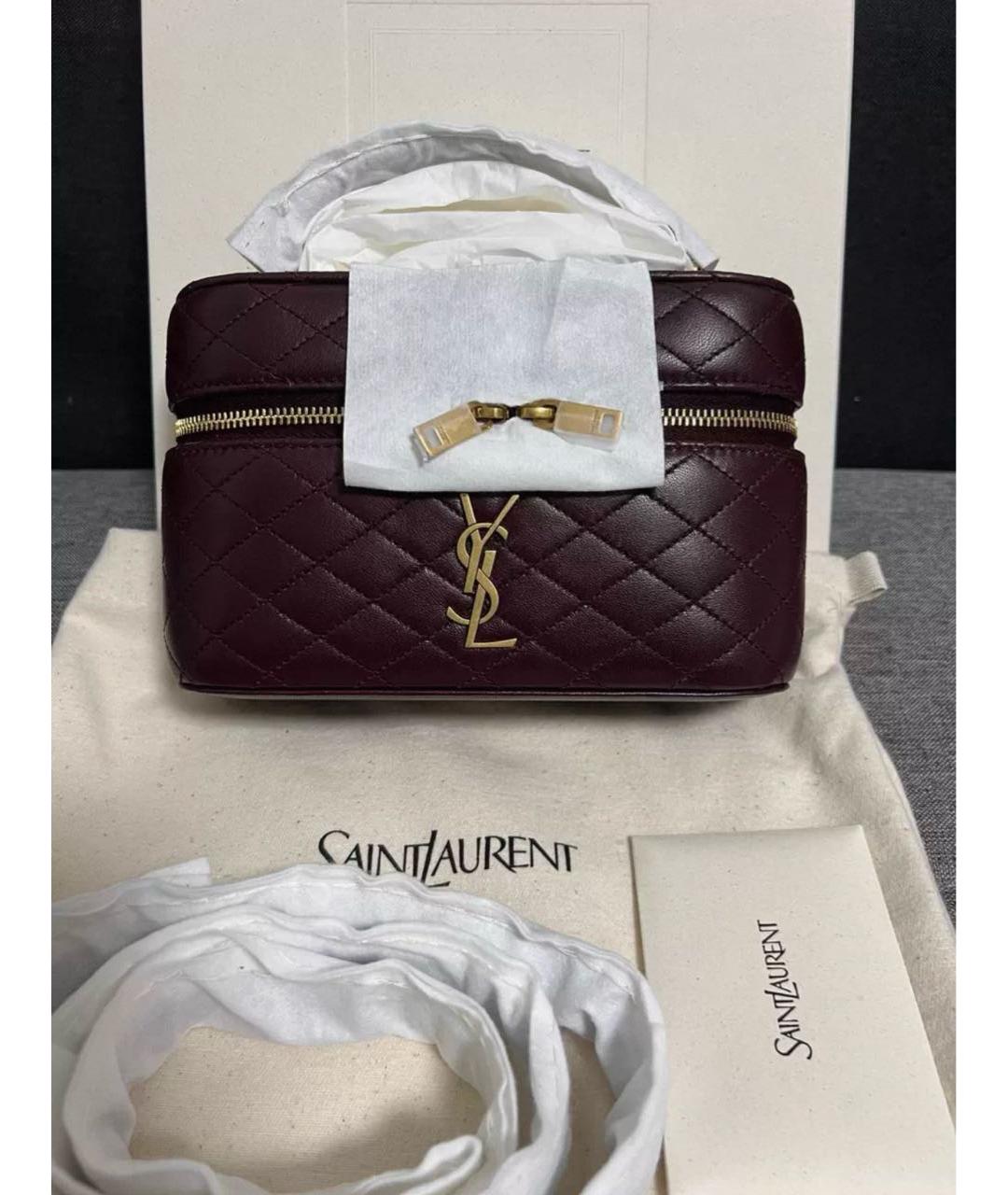 SAINT LAURENT Кожаная сумка через плечо, фото 2