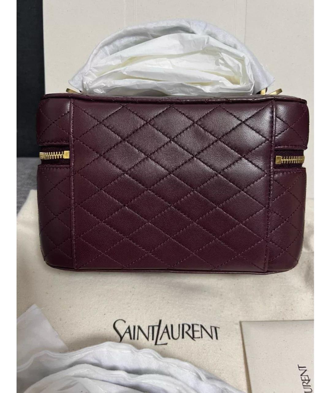 SAINT LAURENT Кожаная сумка через плечо, фото 3