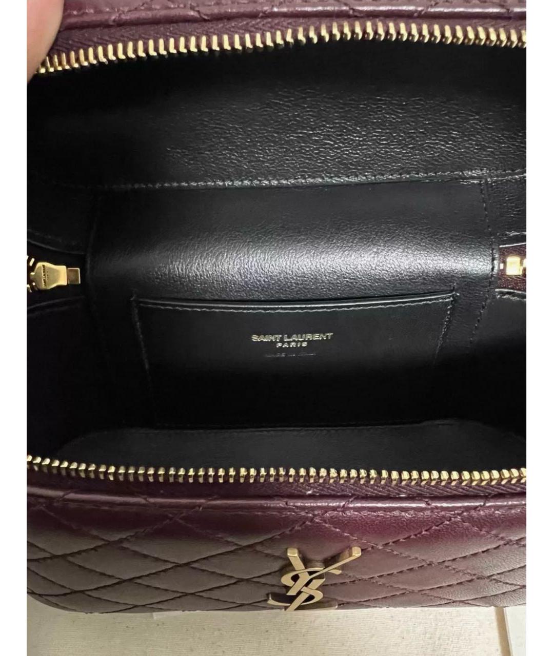 SAINT LAURENT Кожаная сумка через плечо, фото 5