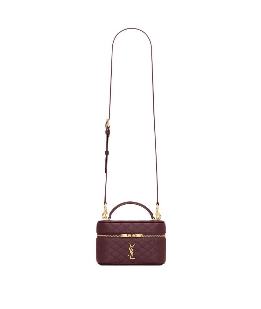 SAINT LAURENT Кожаная сумка через плечо, фото 6