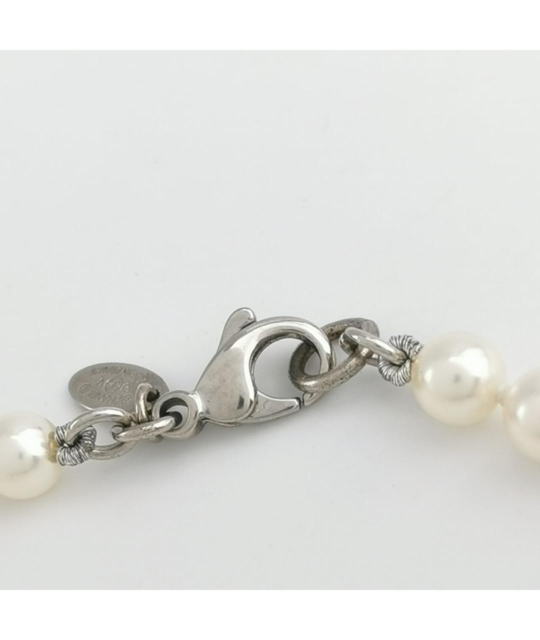 CHANEL Белое жемчужное колье, фото 7