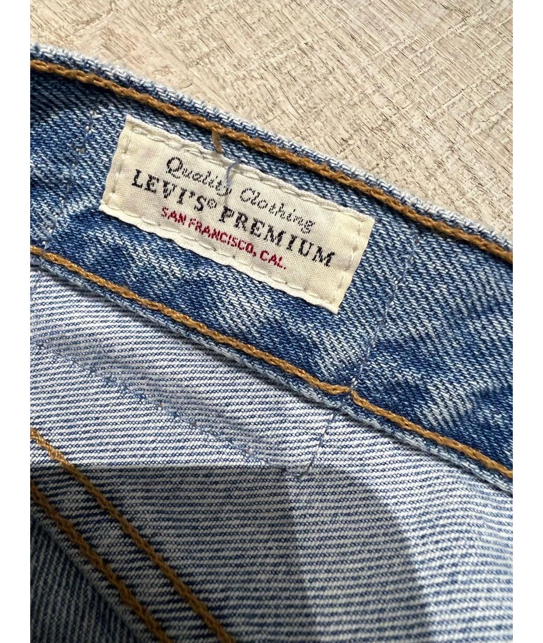 LEVI'S Синие прямые джинсы, фото 7
