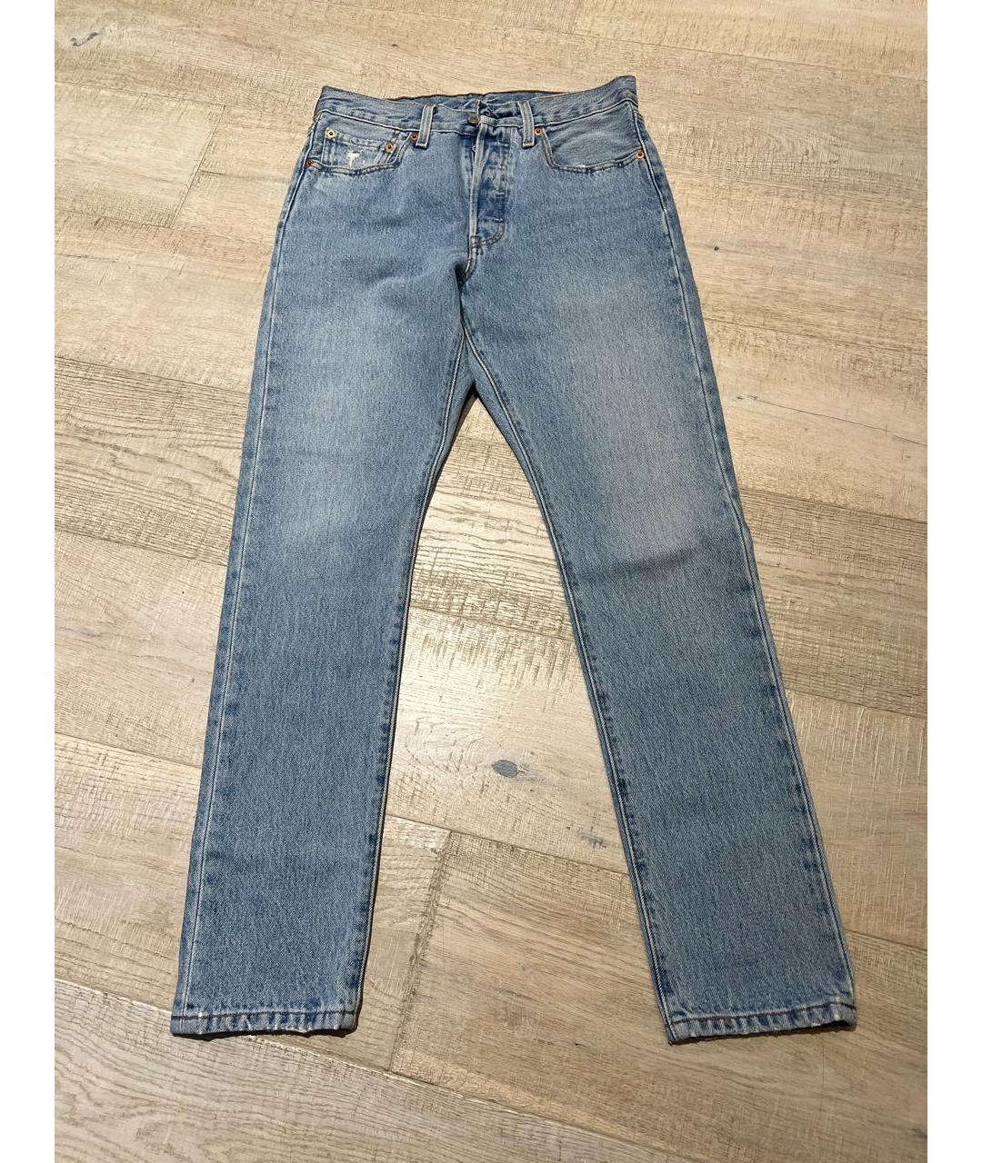 LEVI'S Синие прямые джинсы, фото 8