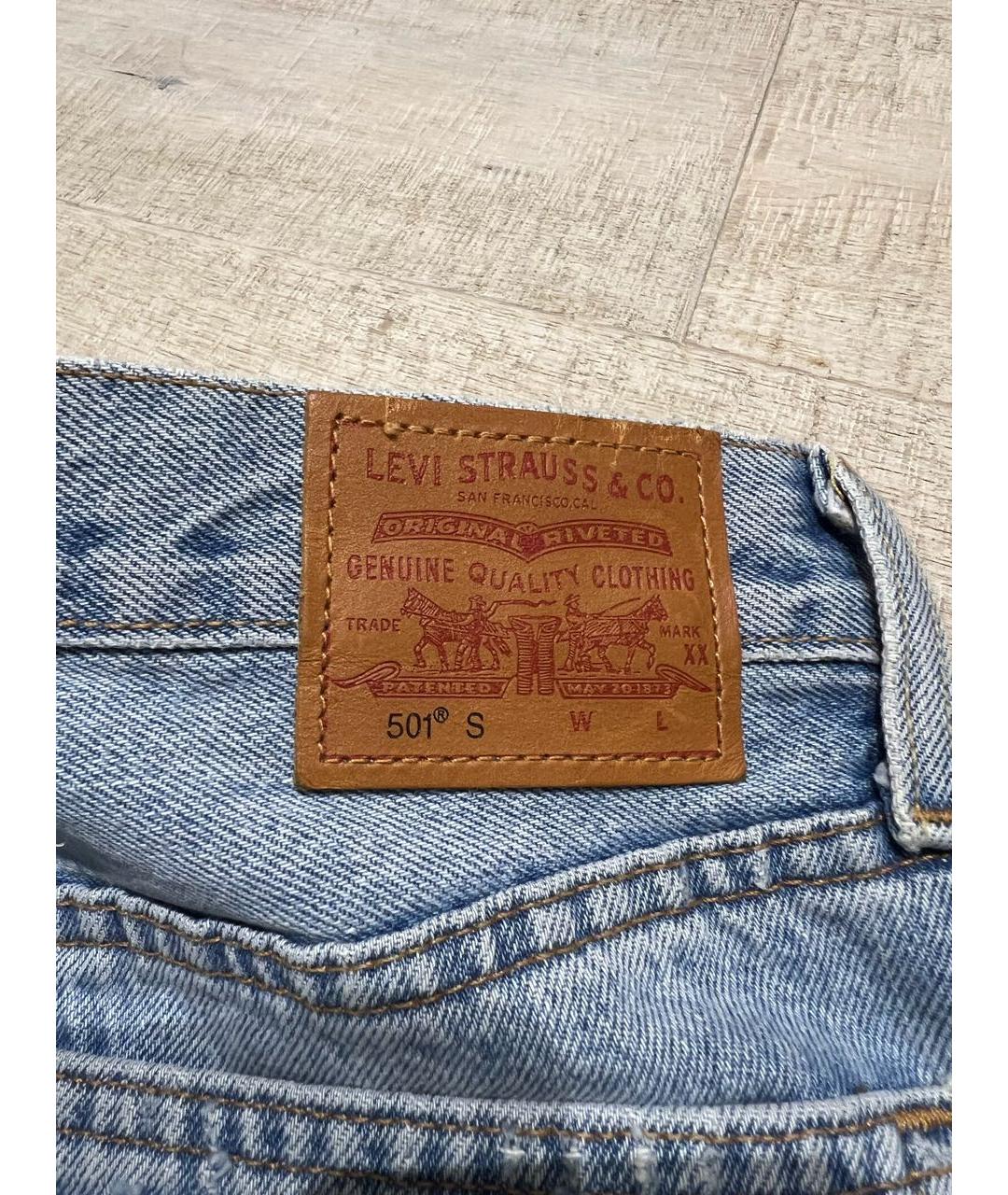 LEVI'S Синие прямые джинсы, фото 3