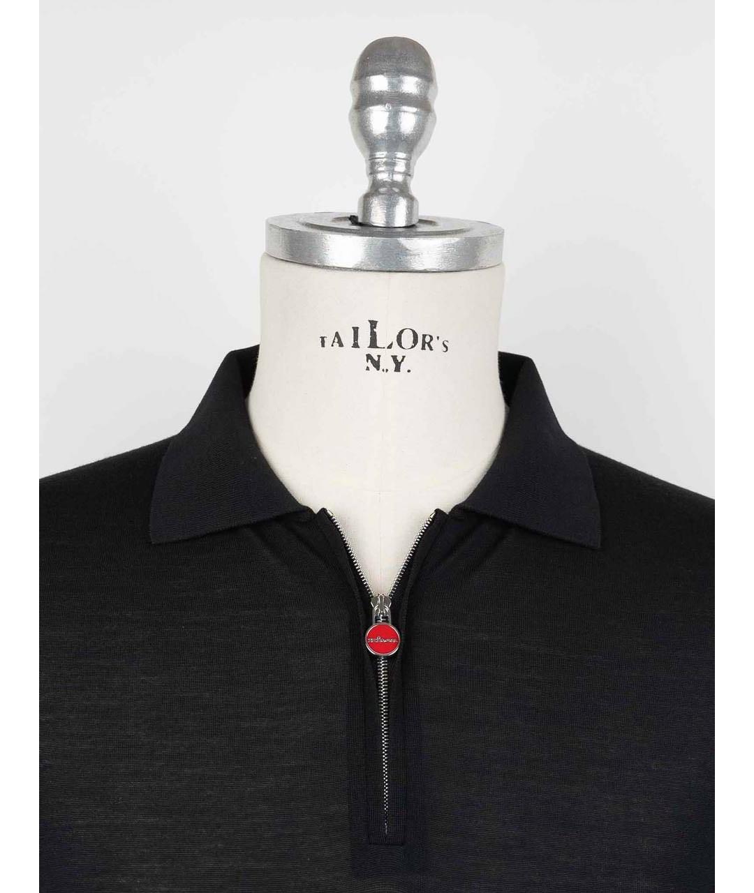 KITON Черный шерстяной джемпер / свитер, фото 4