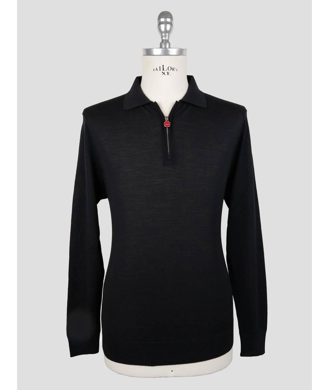 KITON Черный шерстяной джемпер / свитер, фото 5