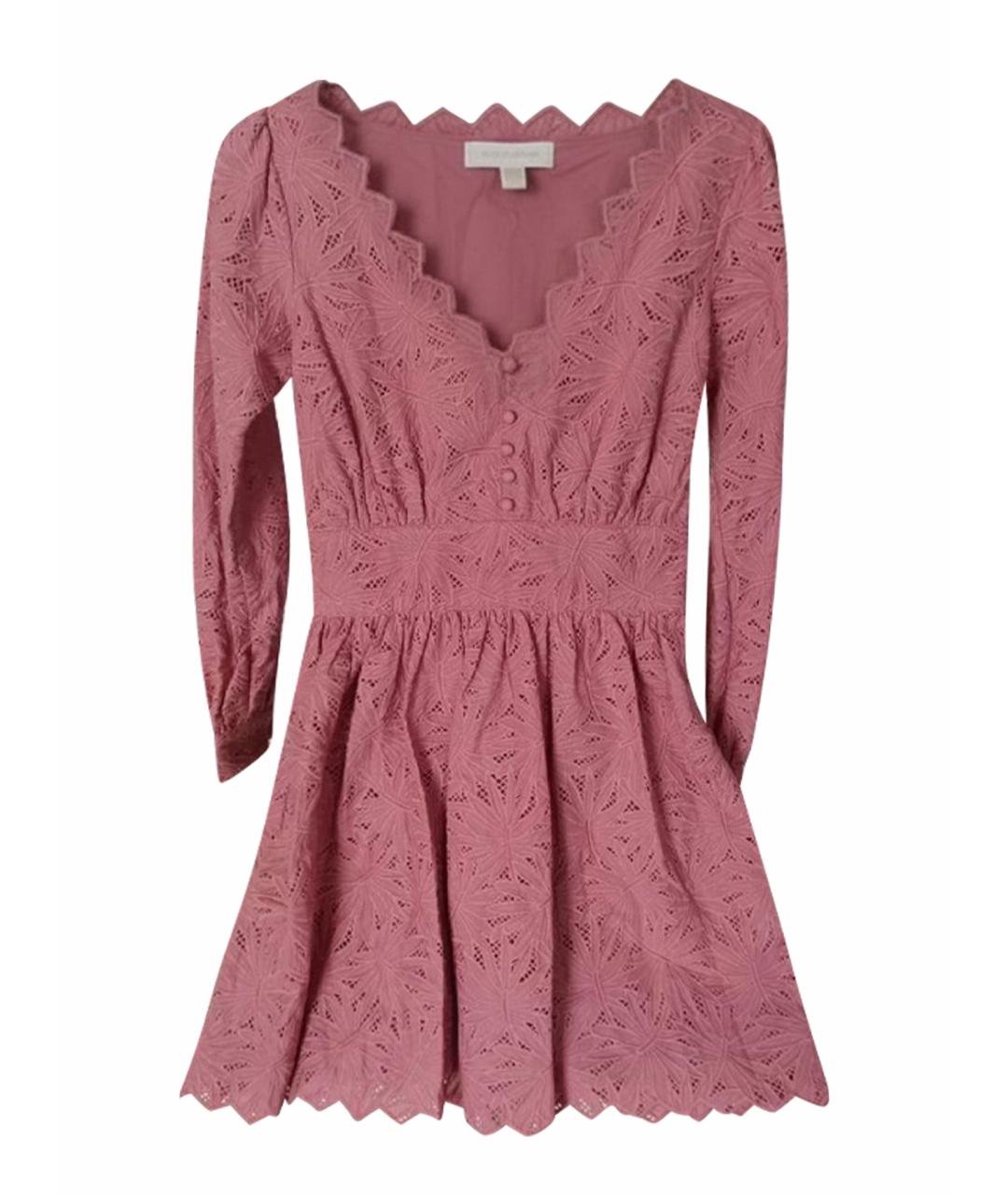 MICHAEL KORS Коралловое хлопковое повседневное платье, фото 1