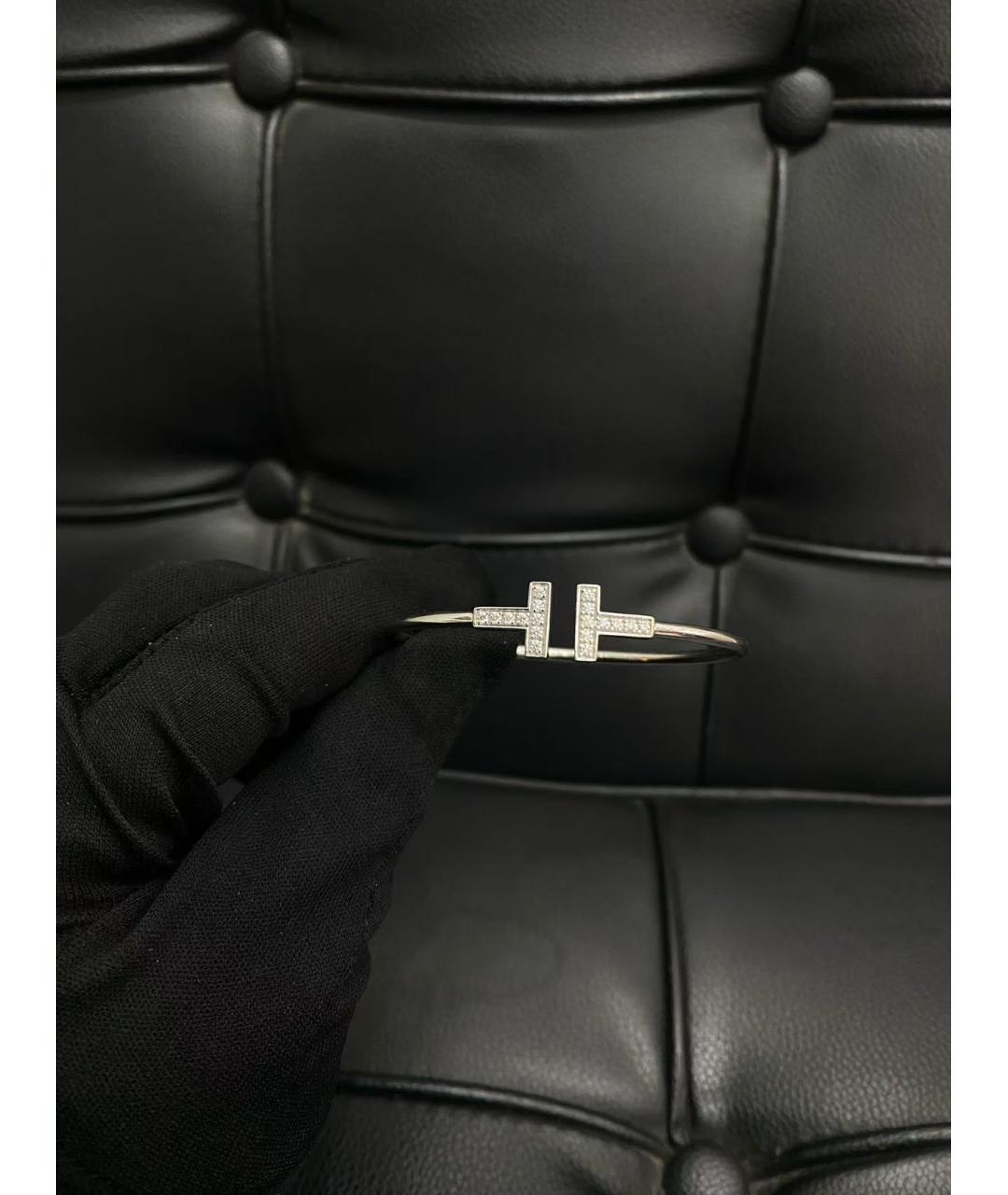 TIFFANY&CO Серебрянный браслет из белого золота, фото 5