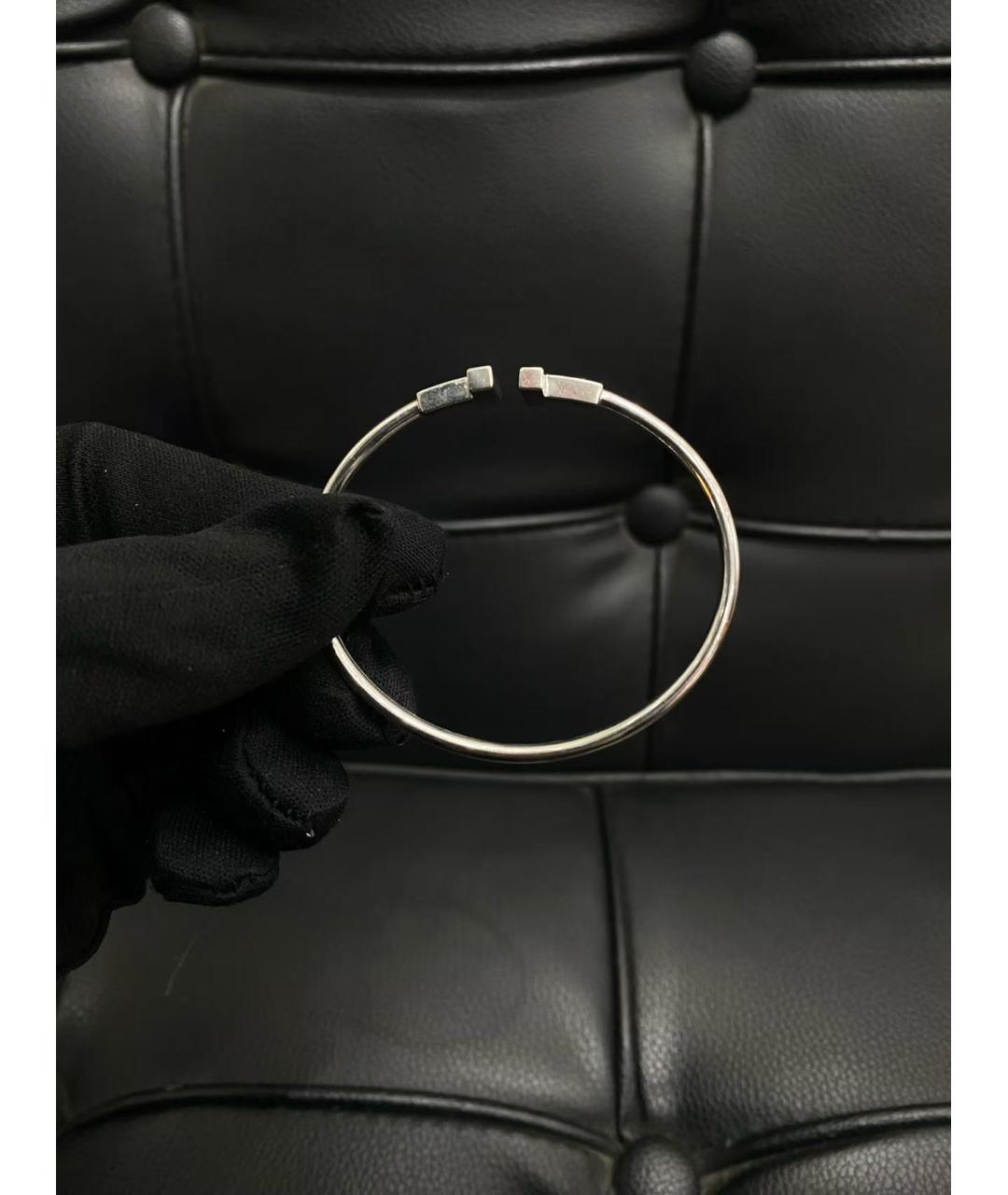 TIFFANY&CO Серебрянный браслет из белого золота, фото 3