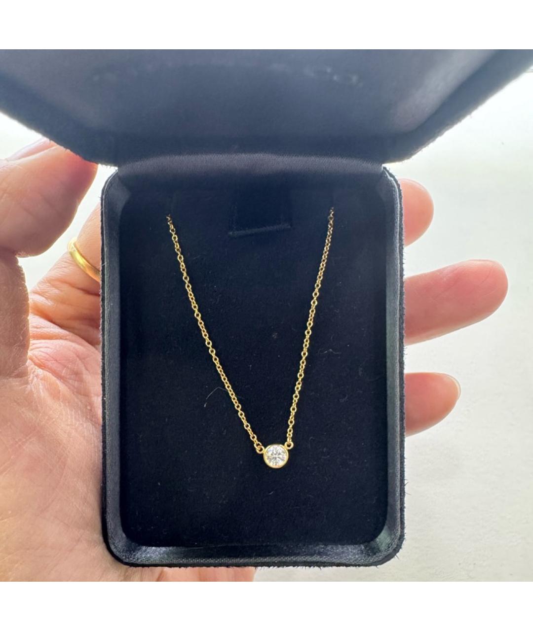 TIFFANY&CO Золотая подвеска из желтого золота, фото 3