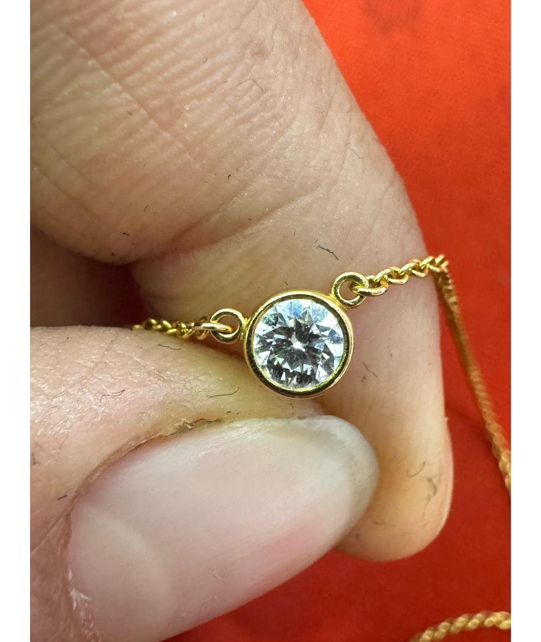 TIFFANY&CO Золотая подвеска из желтого золота, фото 2