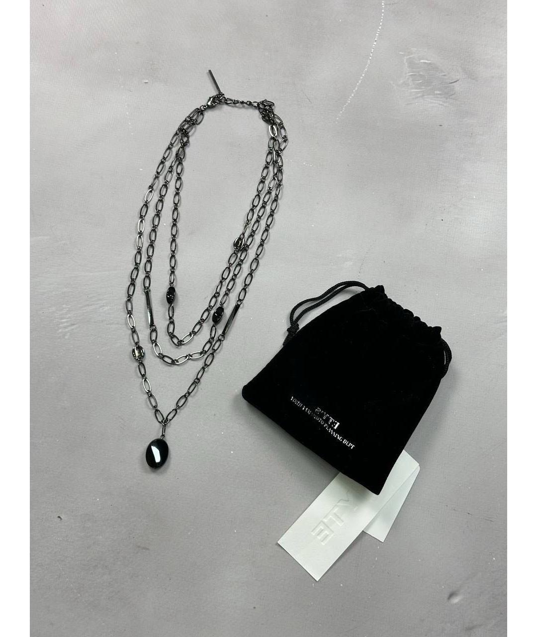 YOHJI YAMAMOTO Черная цепочка/подвеска, фото 2