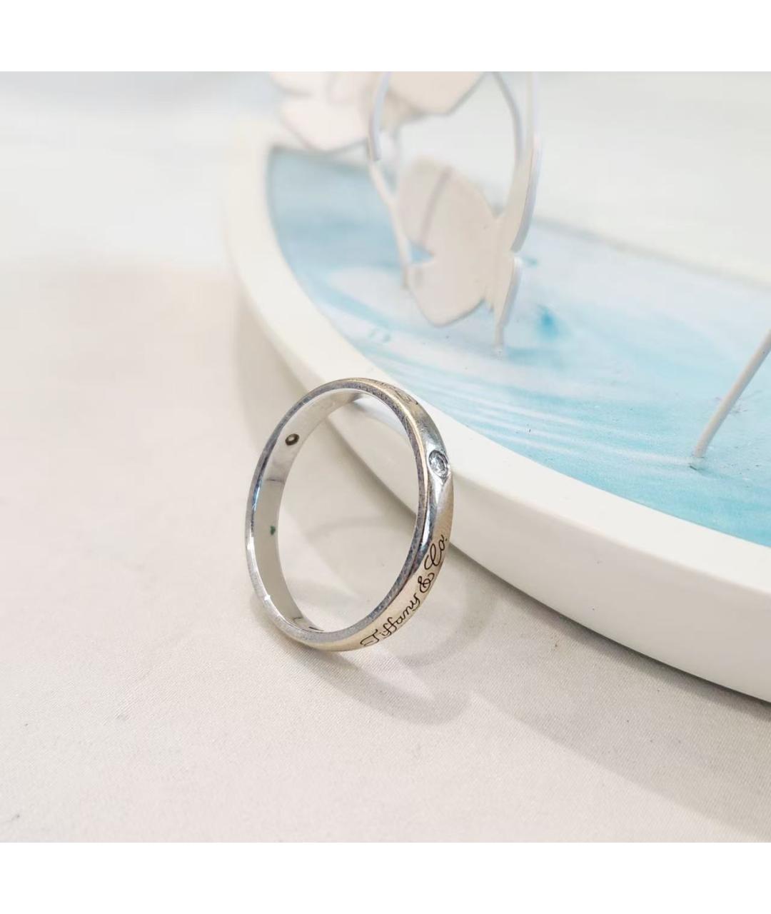 TIFFANY&CO Серебряное кольцо из белого золота, фото 2