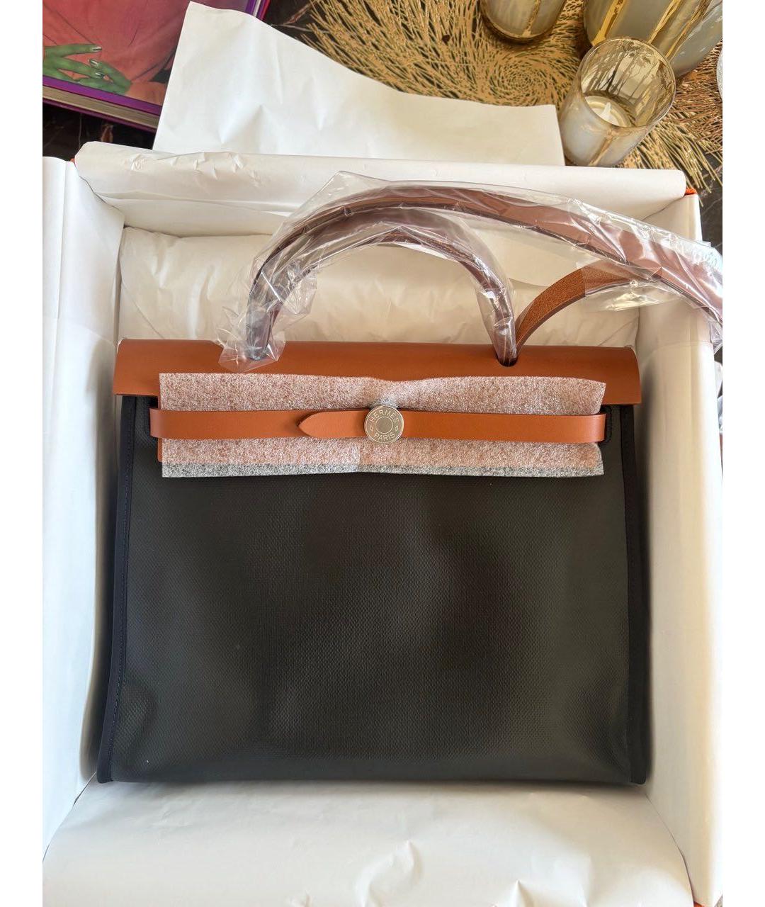 HERMES Черная сумка через плечо, фото 4