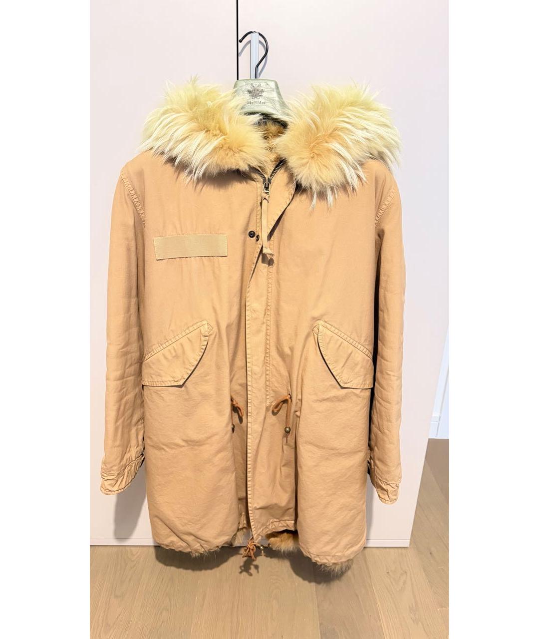 MR & MRS ITALY Коричневая меховая парка, фото 9