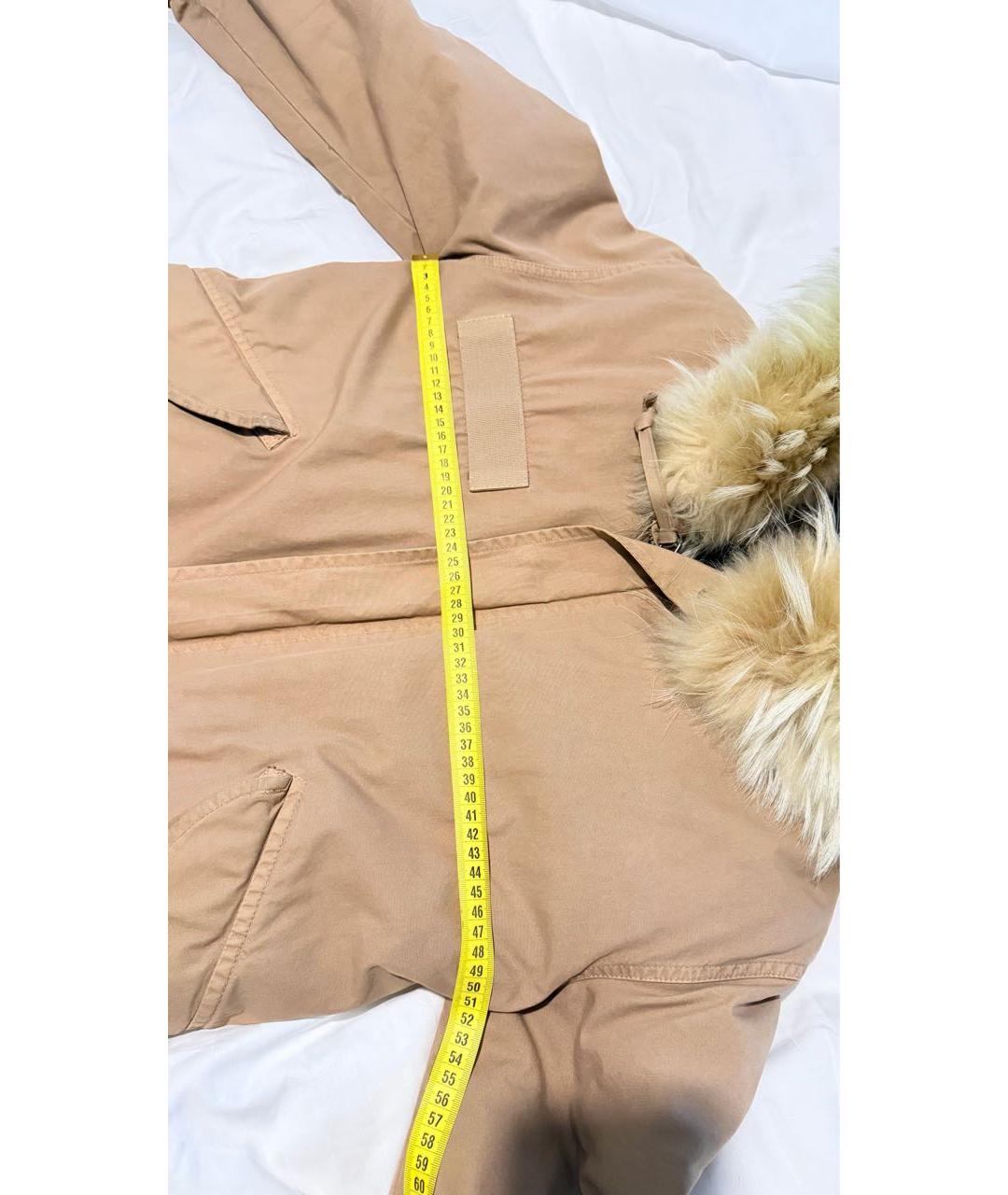 MR & MRS ITALY Коричневая меховая парка, фото 7