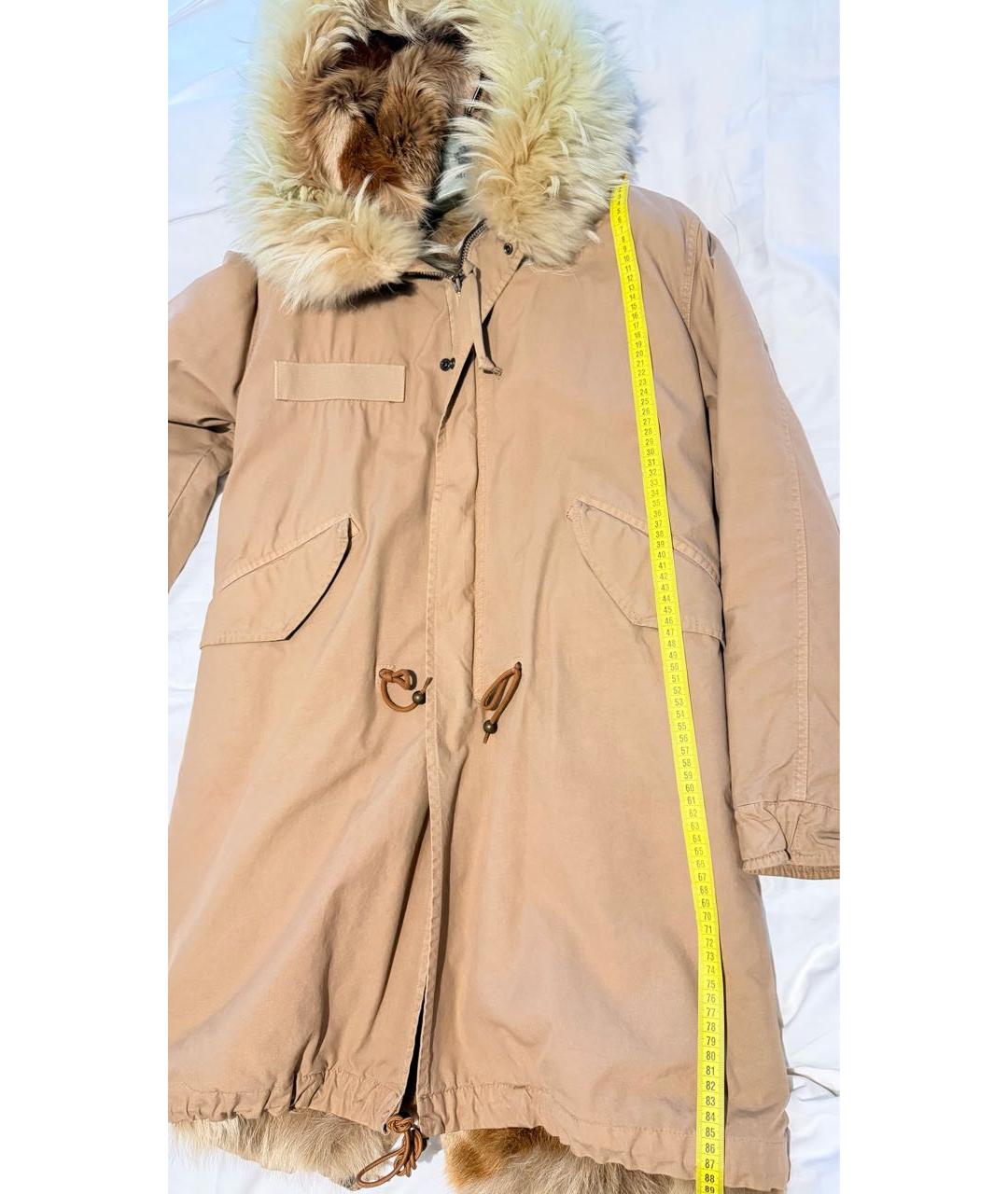 MR & MRS ITALY Коричневая меховая парка, фото 6