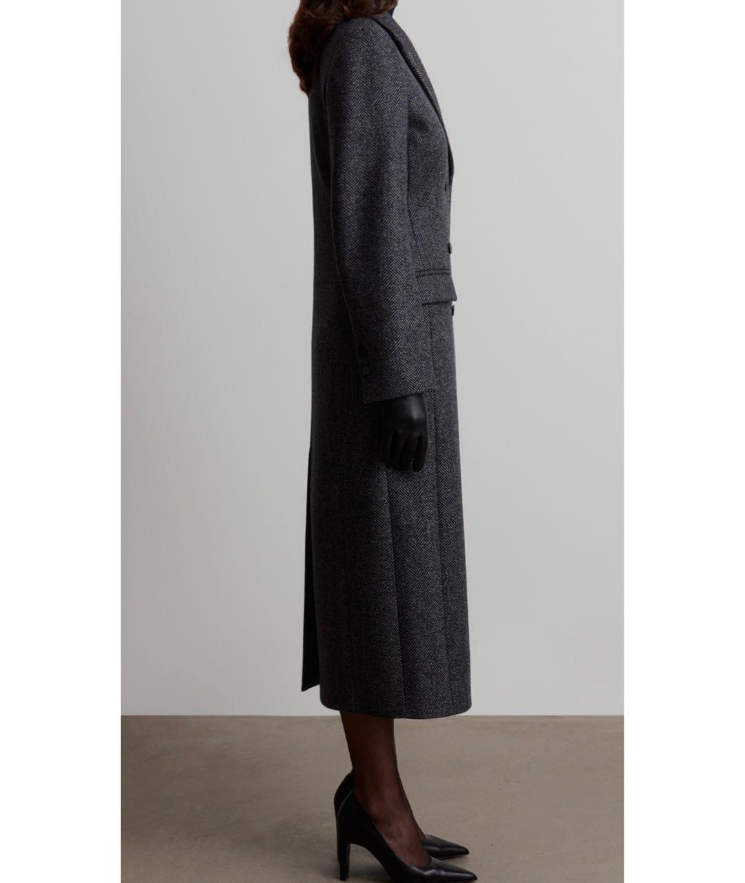12 STOREEZ Серое шерстяное пальто, фото 7