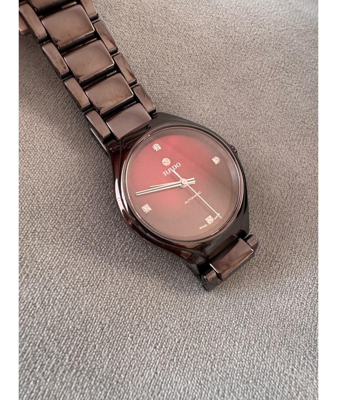 RADO Черные керамические часы, фото 6