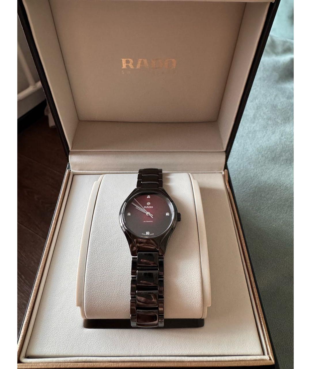 RADO Черные керамические часы, фото 7