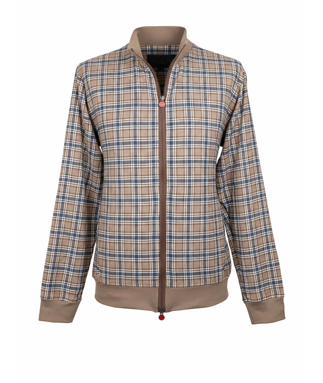 KITON Бежевый кардиган, фото 1