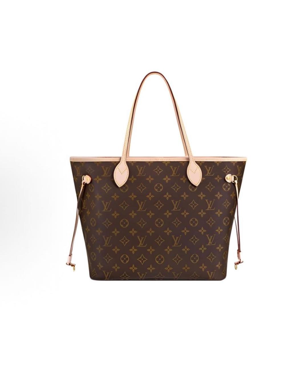 LOUIS VUITTON Коричневая сумка тоут, фото 5