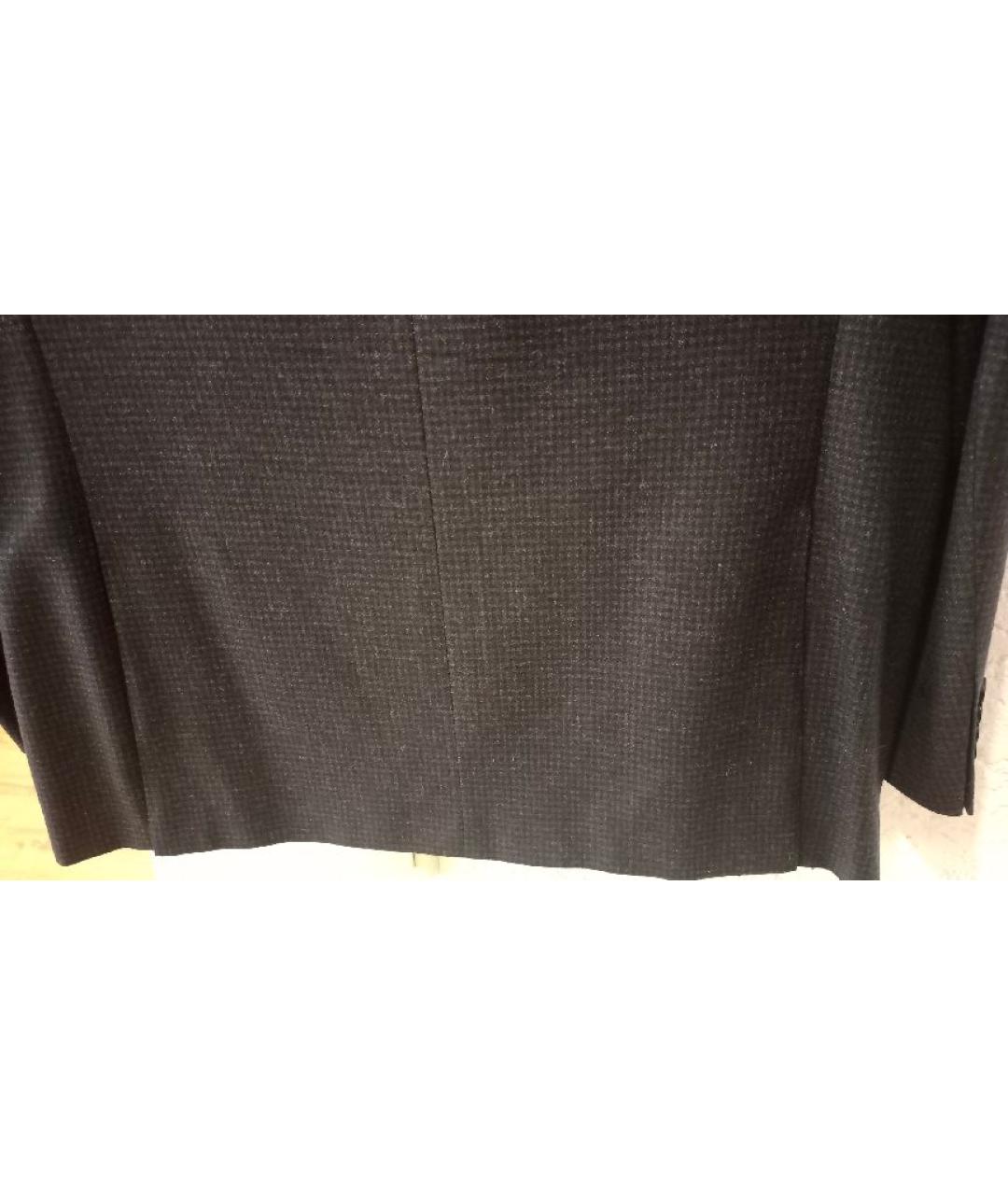 CANALI Темно-синий шерстяной пиджак, фото 7