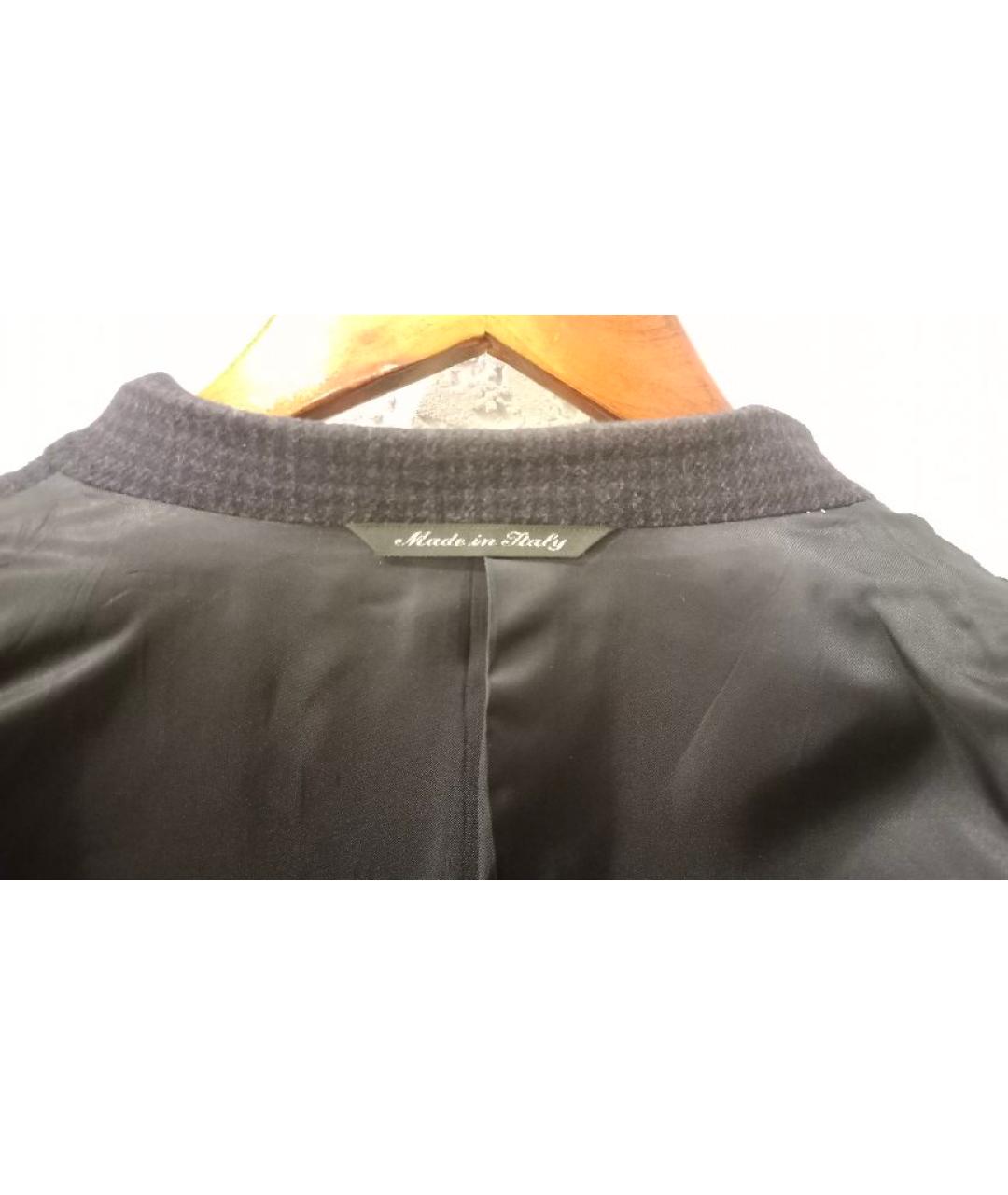 CANALI Темно-синий шерстяной пиджак, фото 3