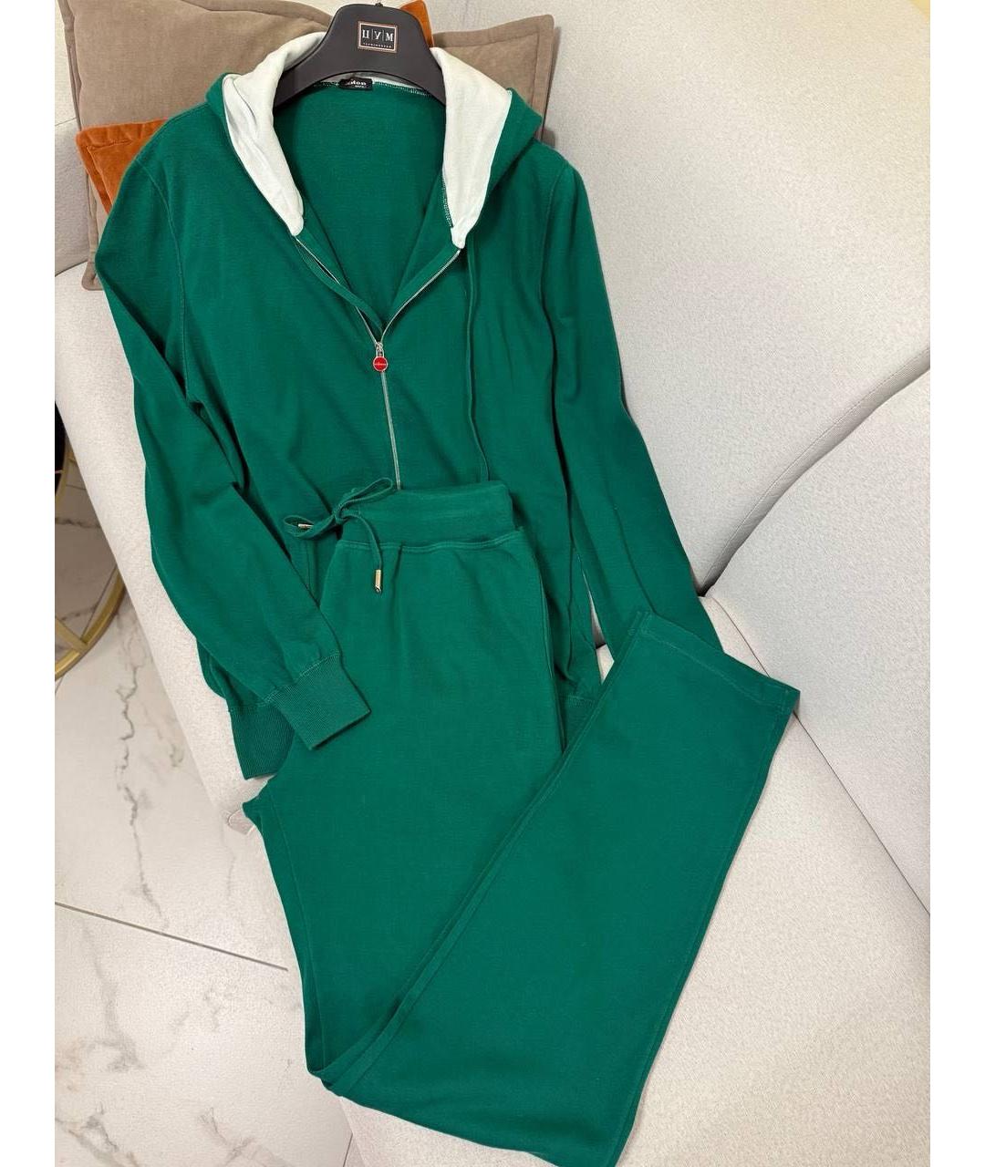 KITON Зеленый повседневный костюм, фото 2