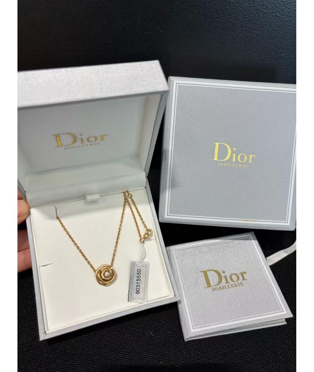 CHRISTIAN DIOR Золотое колье из розового золота, фото 2