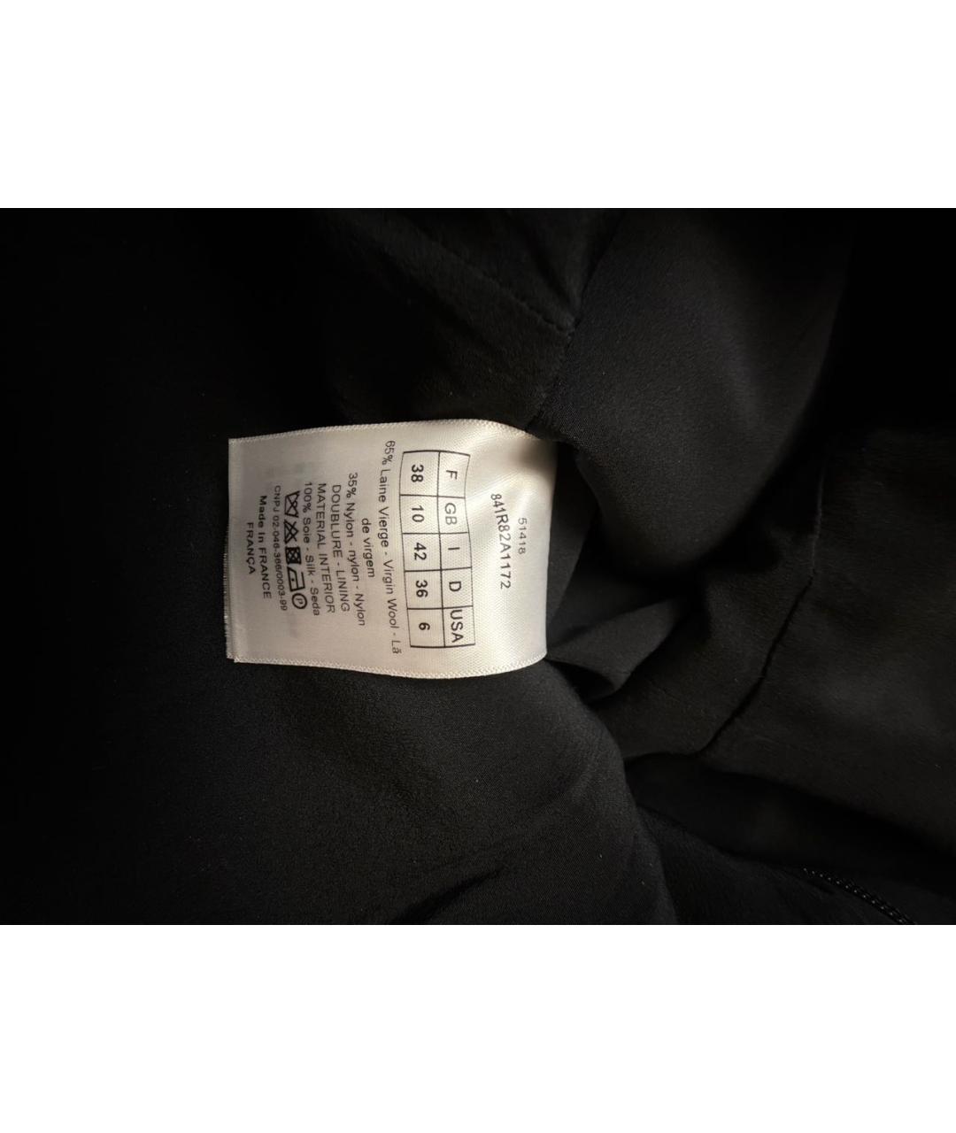 CHRISTIAN DIOR Серое шерстяное коктейльное платье, фото 5