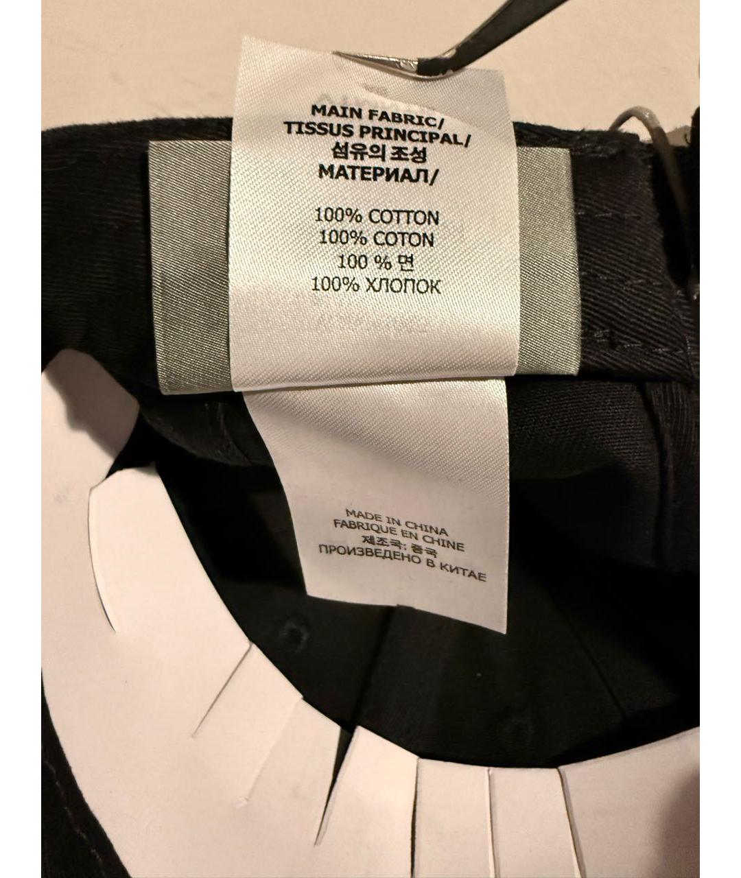 VETEMENTS Черная хлопковая кепка/бейсболка, фото 6