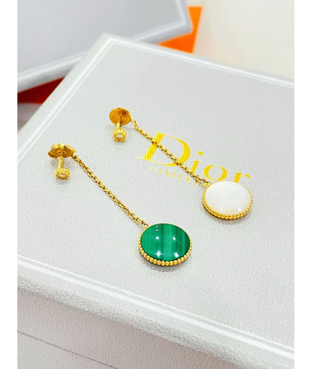 CHRISTIAN DIOR Золотые серьги из желтого золота, фото 6