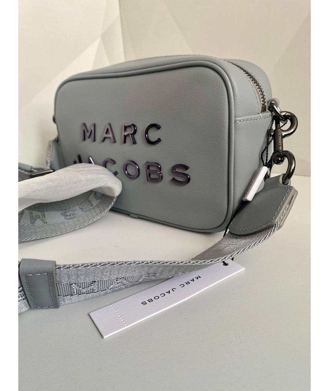 MARC JACOBS Серая кожаная сумка через плечо, фото 3