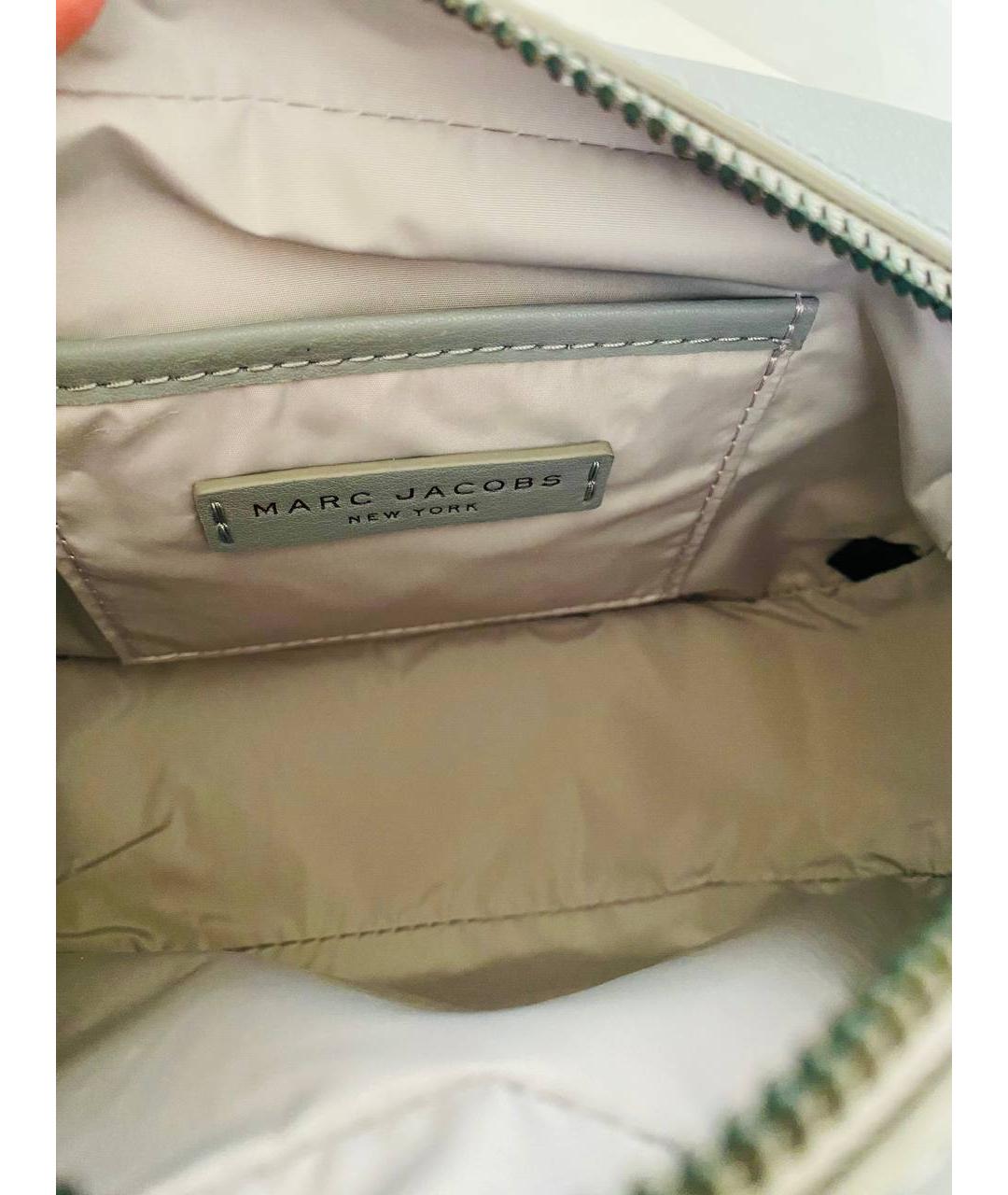 MARC JACOBS Серая кожаная сумка через плечо, фото 5