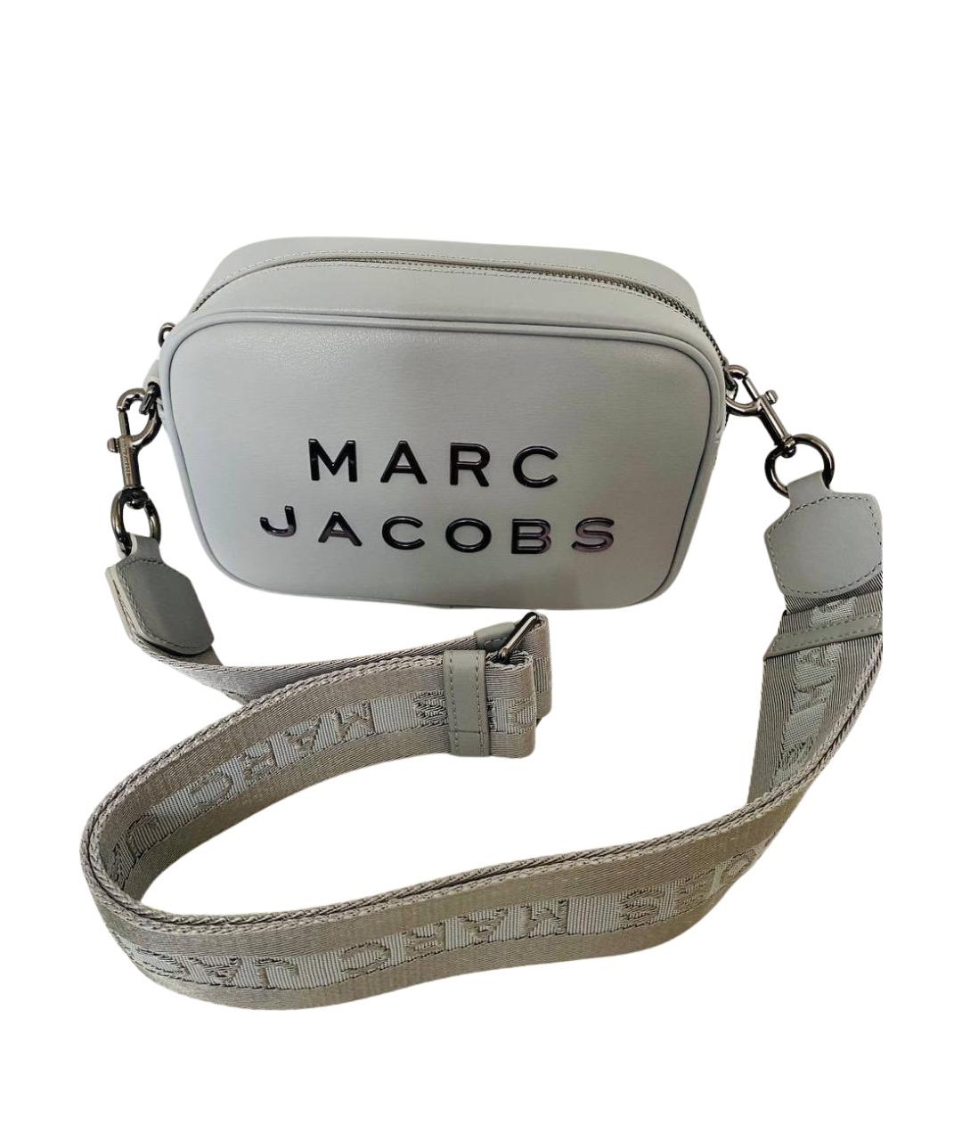 MARC JACOBS Серая кожаная сумка через плечо, фото 1