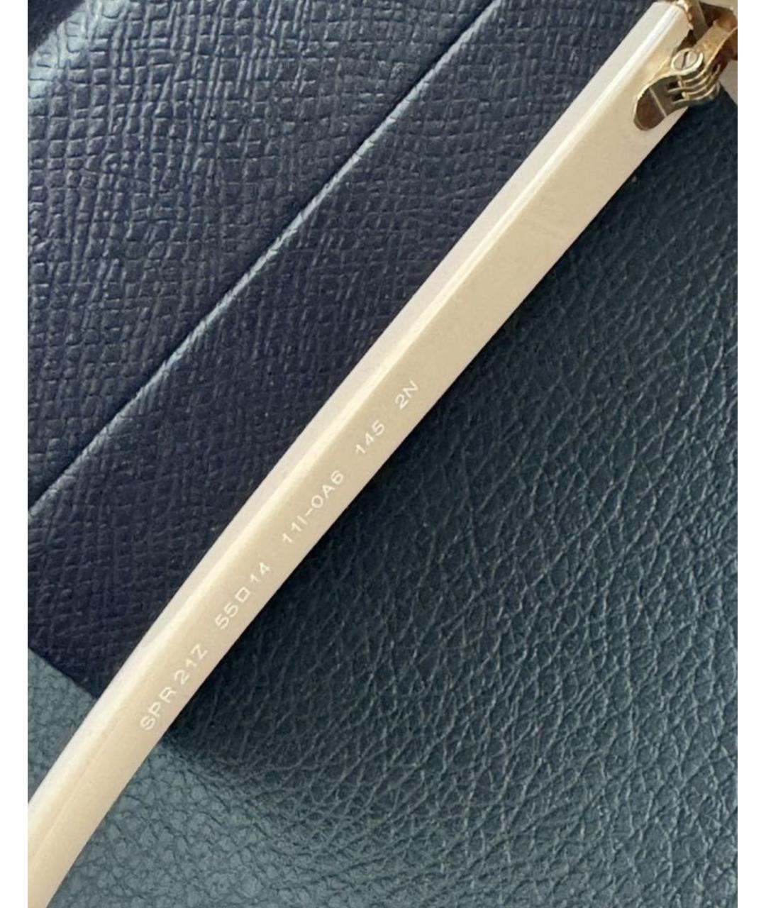 PRADA Бежевые пластиковые солнцезащитные очки, фото 6